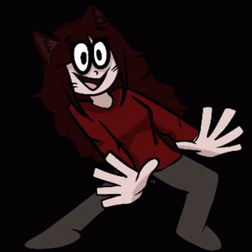 Cat Woman Happy Spooky Month Dance GIF