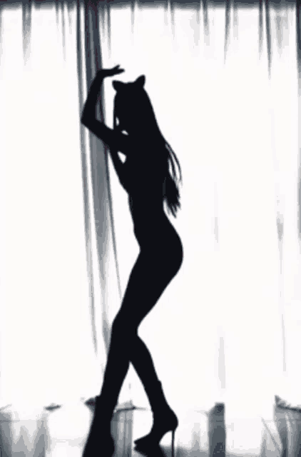 Cat Woman Sensual Dance Pose GIF