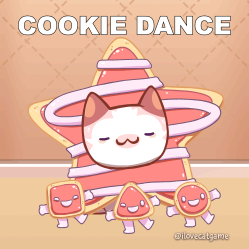Cat Wrapped in Cookie Cookie Dance