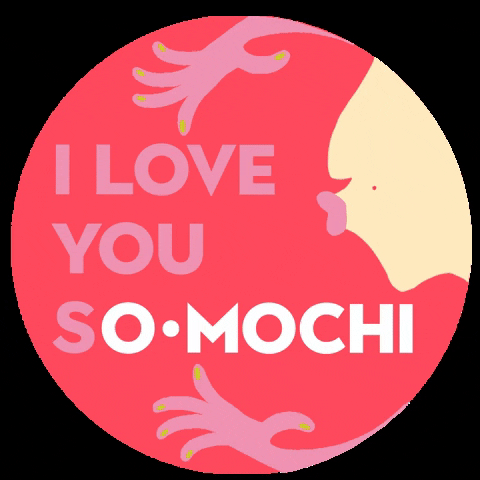 Catchy Mochi Word Pun GIF