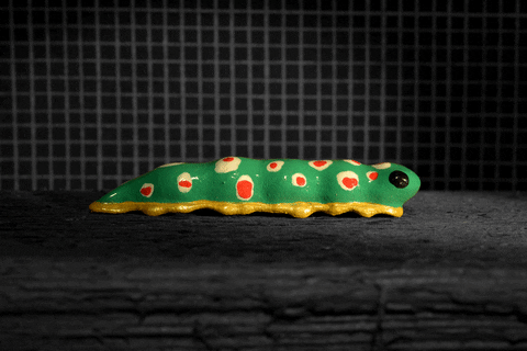 Caterpillar Toy Moving GIF