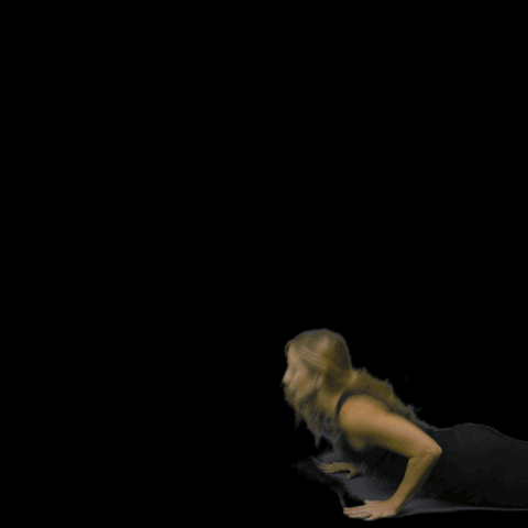 Caterpillar Woman Worm Dance GIF