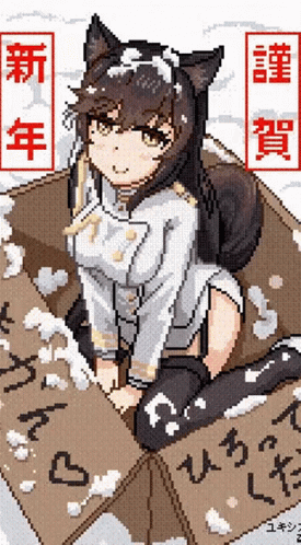 Catgirl Atago Azur Lane Anime GIF