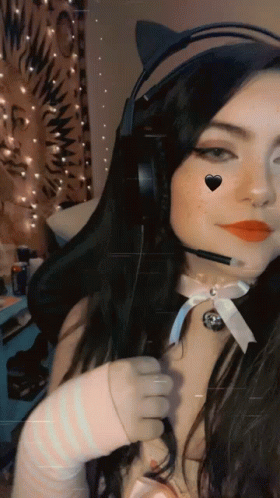 Catgirl Online Streamer GIF
