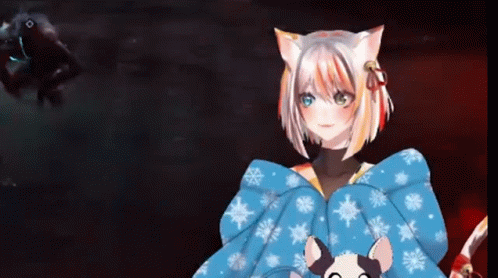 Catgirl Nebi Neko Anime GIF