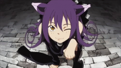 Catgirl Neko Blair Soul Eater Anime GIF