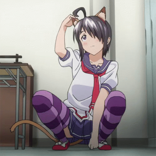 Catgirl Kimi Sato Anime GIF