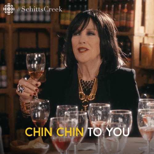 Catherine O'Hara Chin Chin To You GIF