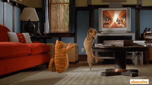 Catjam Garfield Pumped Up Dance GIF