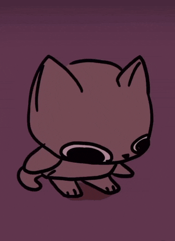 Catjam Hyped Up Hip Sway Cartoon Cat GIF
