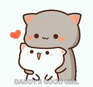 Cats Hugging With Heart