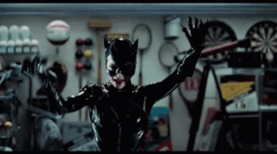 Catwoman On Attack GIF