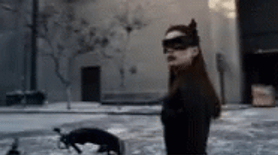 Catwoman Roaming Outside GIF