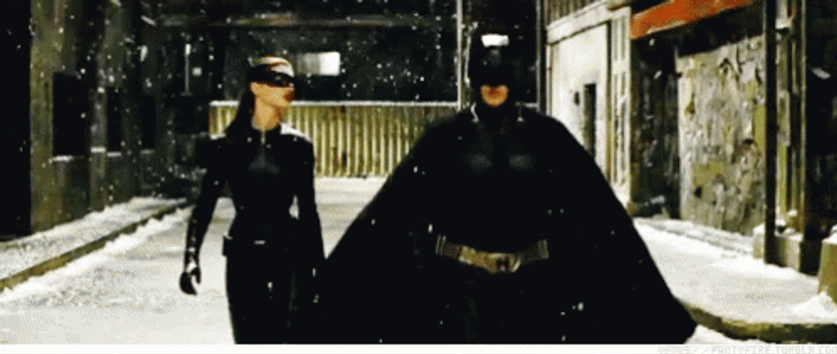 Catwoman With Batman GIF
