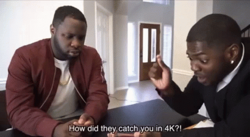 Caught In 4k Back Guys Talking GIF