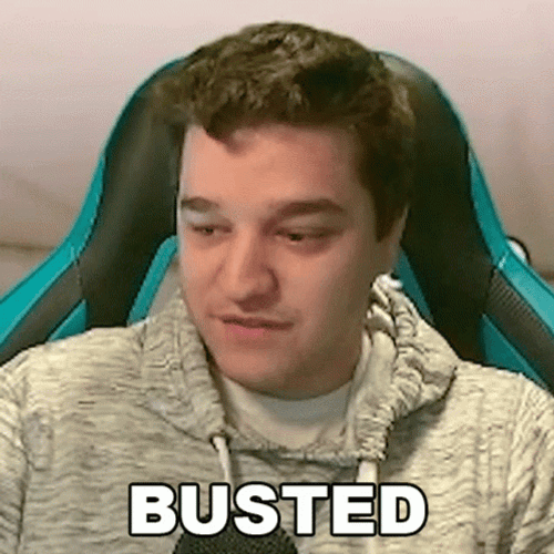 Caught In The Act Busted Man Reaction GIF