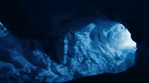 Cave With Light Coming Out