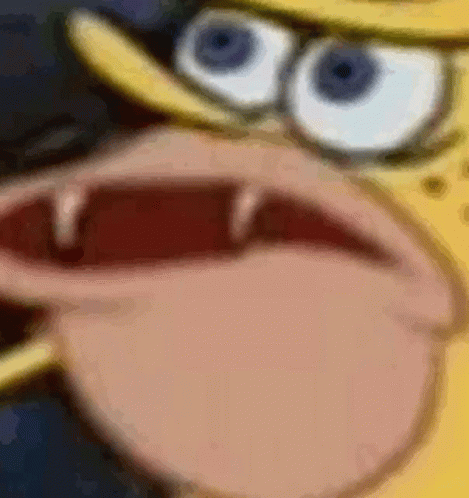 Raging Caveman Spongebob Squarepants GIF