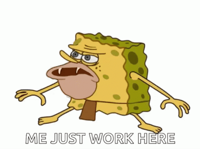Caveman Spongebob Squarepants GIF