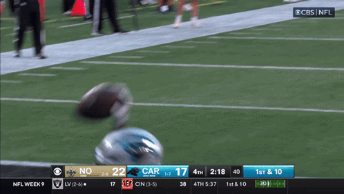 CBS NFL Broadcast Panthers Vs Saints GIF