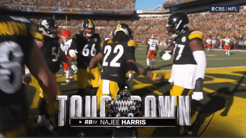 CBS NFL Najee Harris Pittsburgh Steelers Ad