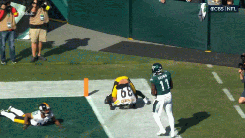 CBS NFL Steelers Vs Eagles GIF