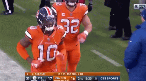 CBS Sports Broncos Vs Pittsburgh Steelers Football GIF
