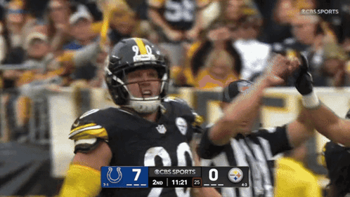 CBS Sports Football Game Score 7 To 0 GIF