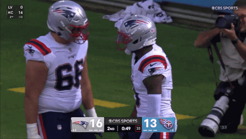 CBS Sports Patriots vs Titans Football