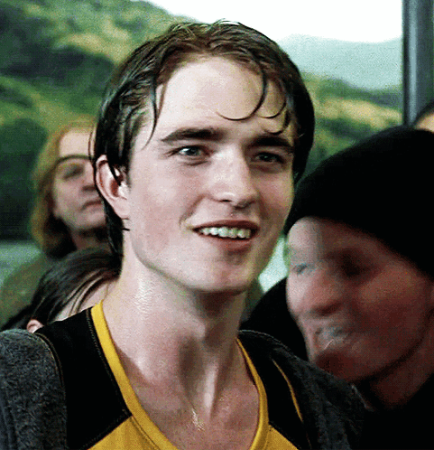 Cedric Diggory Laughing Out Loud GIF