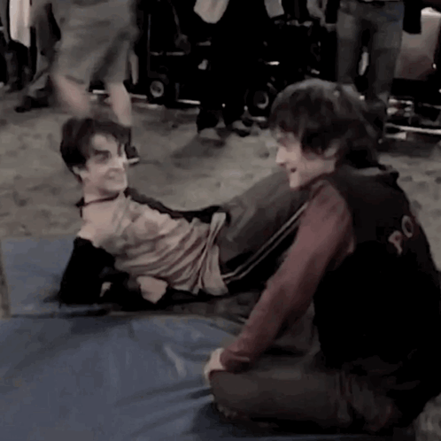 Cedric Diggory Lying Down GIF