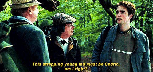 Cedric Diggory Shaking Hands GIF