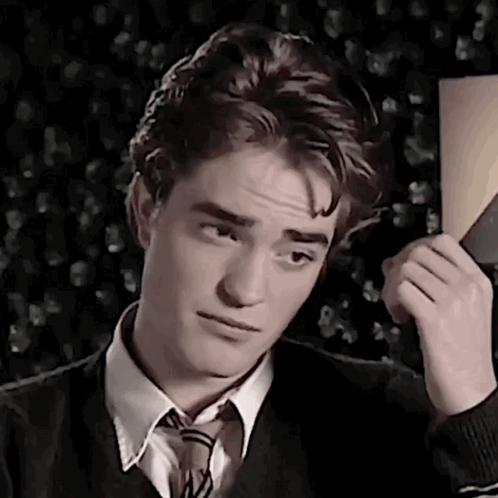 Cedric Diggory Talking GIF