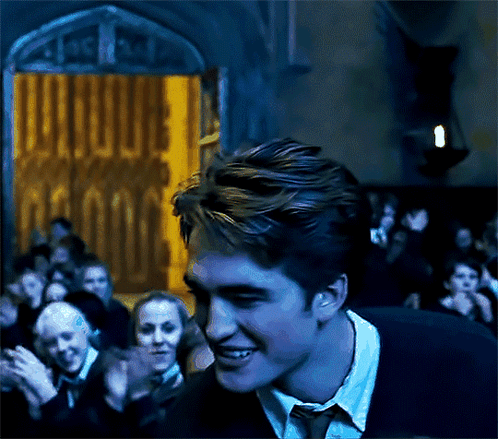 Cedric Diggory Walking On Class GIF