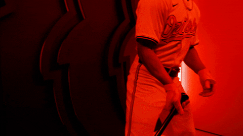 Cedric Mullins Baseball Bat Formation GIF