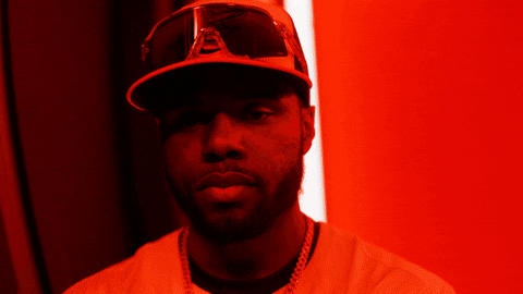 Cedric Mullins Staring At Camera GIF