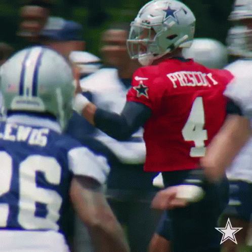 Ceedee Lamb Dak Prescott Pass GIF