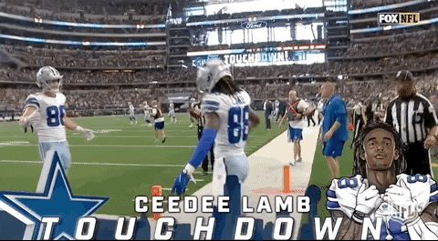 Ceedee Lamb Touchdown Nfl 2021 GIF