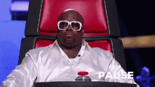 Ceelo Green Pushing Pause Button GIF
