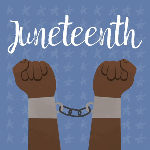 Celebrate Freedom Happy Juneteenth GIF