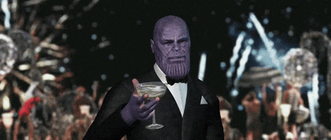 Celebrate With Thanos Or Ill Do It Myself GIF