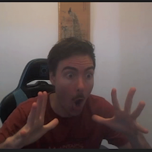 Man Shouts In Celebrating GIF