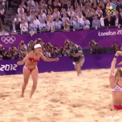 Celebration Hug Usa Volleyball GIF