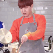 Celebrities Cooking In Kitchen GIF