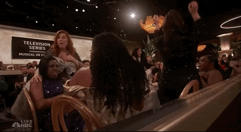 Celebrities Partying Awards Night GIF