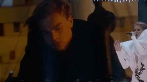 Celine Dion Singing My Heart Will Go On GIF