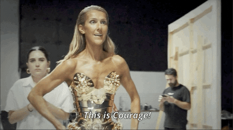 Celine Dion This Is Courage GIF