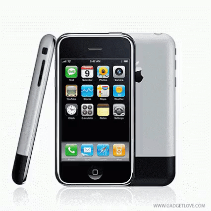 Cell Phone Showing 9:42 AM GIF