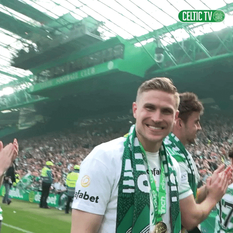 Celtic Football Club Cheering Wooo GIF