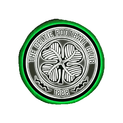 Celtic Football Club Logo With Clover